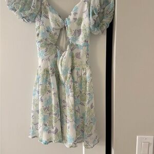 Sabo Skirt Elora Dress with Puff Sleeves